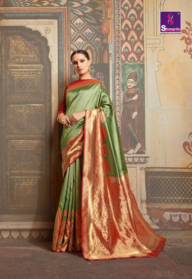Krushika Silk By Shangrila Banarasi Silk Saree Catalogue