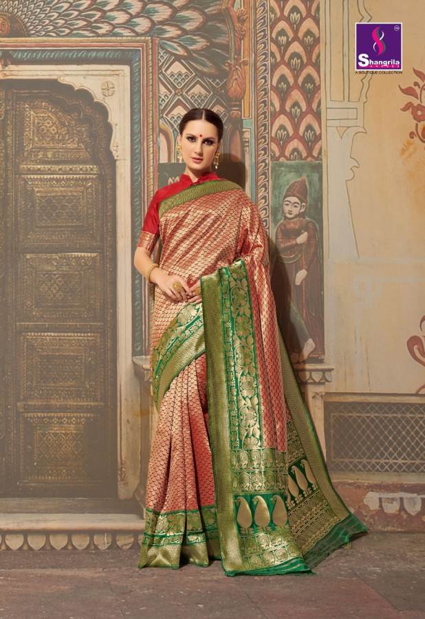 Krushika Silk By Shangrila Banarasi Silk Saree Catalogue