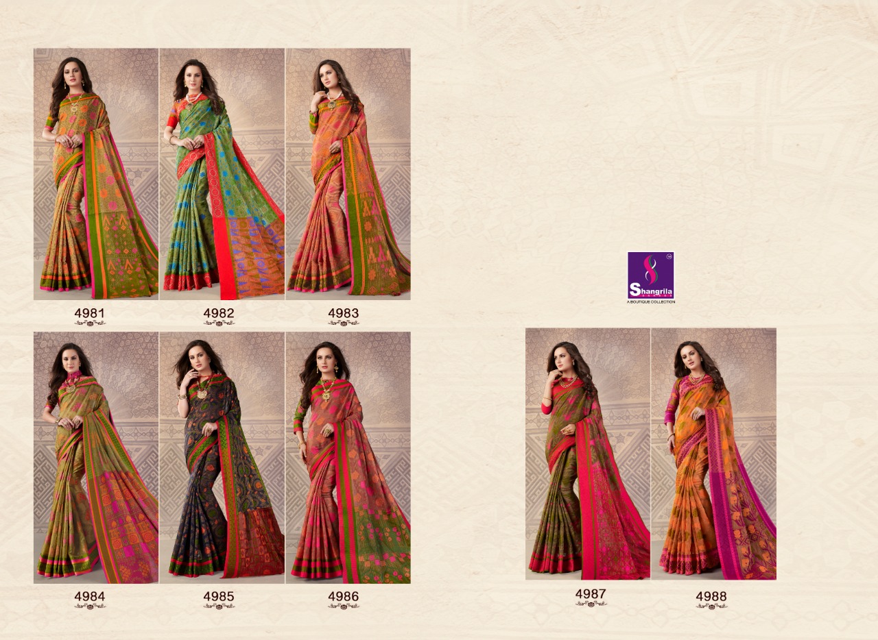 Mishka By Shangrila Designer Saree Catalogue