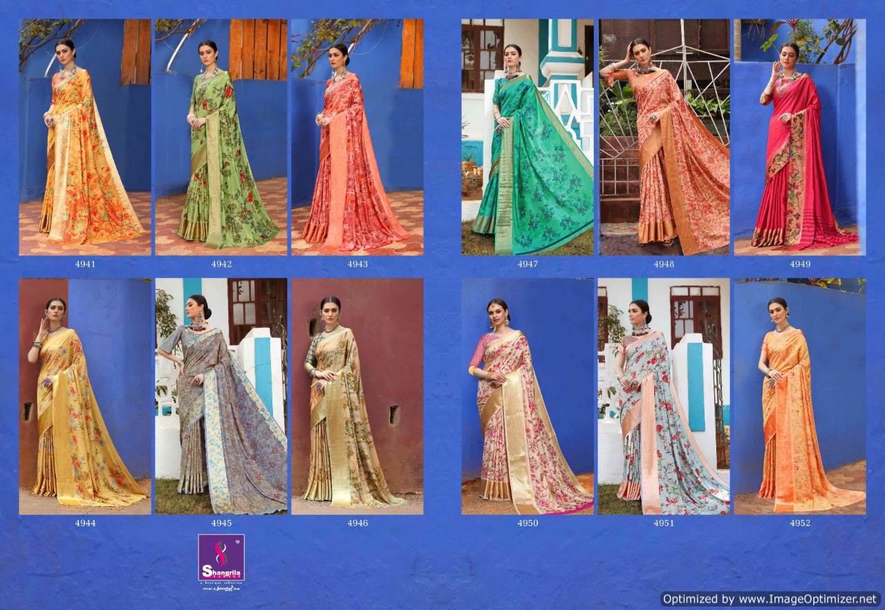 Vasundhara Shangrila Wedding Wear Silk Saree Catalogue