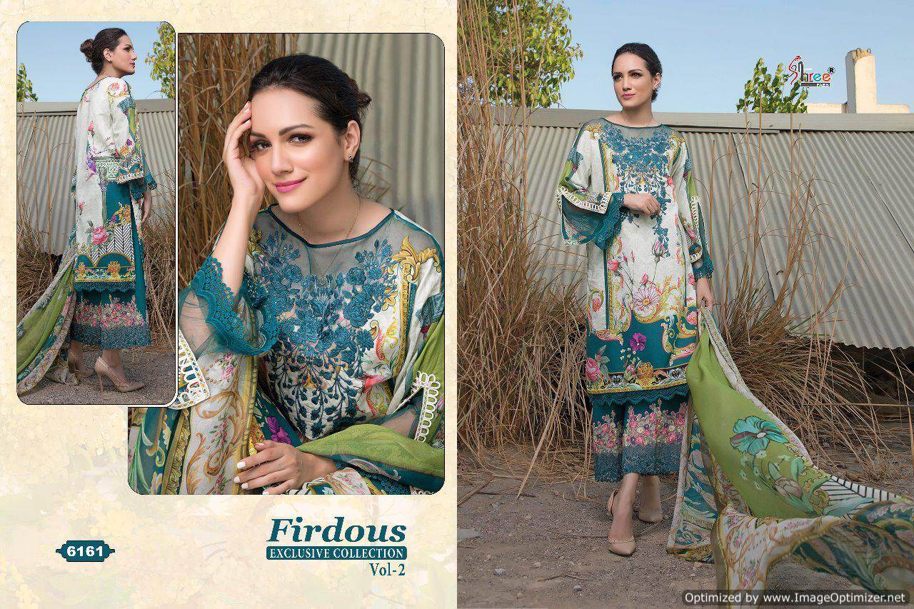 Firdosh Exclusives Collection Vol 2 Shree Fabs Pakistani Salwar Suits Catalogue