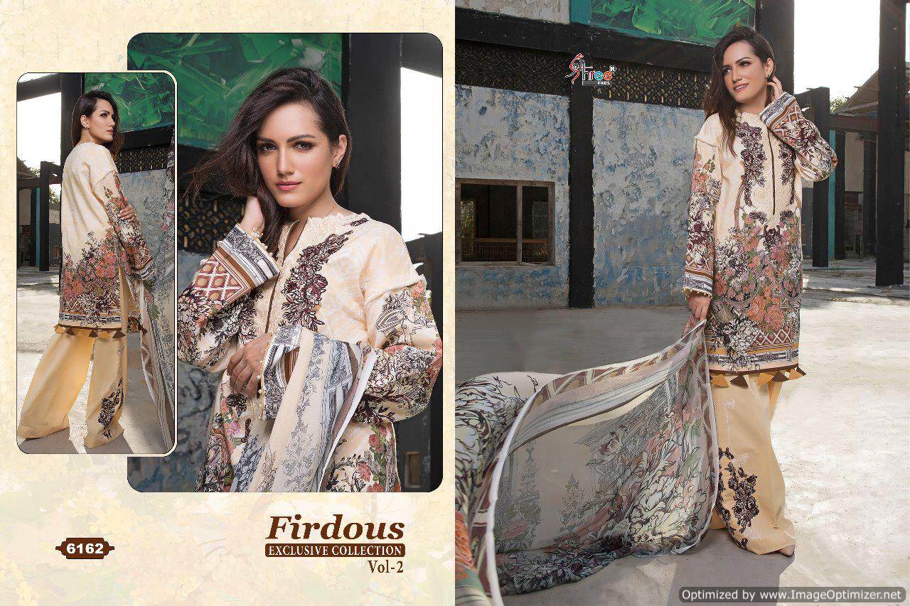 Firdosh Exclusives Collection Vol 2 Shree Fabs Pakistani Salwar Suits Catalogue