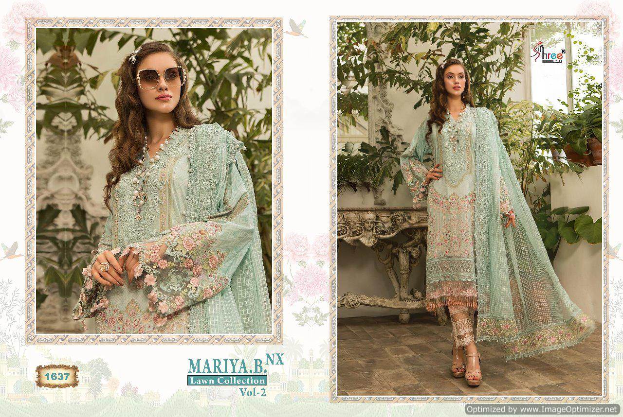 Shree Mariya B Lawn Collection 2 Nx Pakistani Salwar Kameez Catalogue
