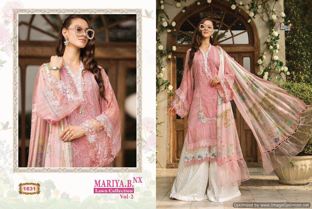 Shree Mariya B Lawn Collection 2 Nx Pakistani Salwar Kameez Catalogue