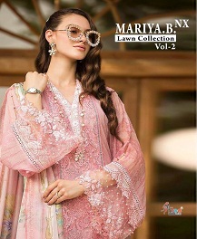 Shree Mariya B Lawn Collection 2 Nx Pakistani Salwar Kameez Catalogue