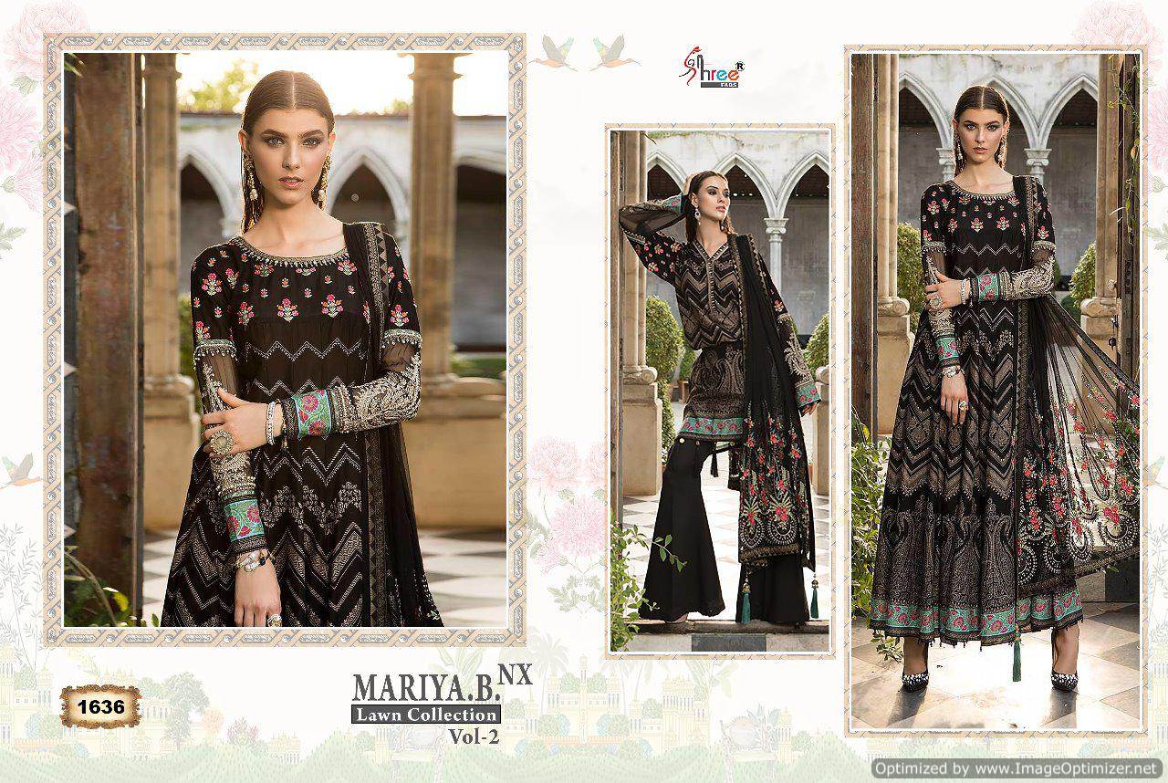 Shree Mariya B Lawn Collection 2 Nx Pakistani Salwar Kameez Catalogue