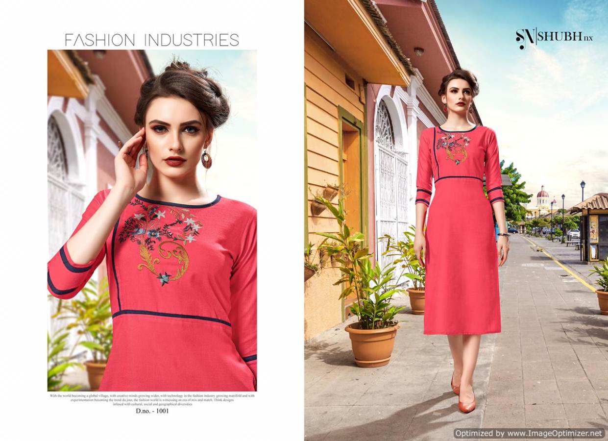 Aashiqui Gold Vol 1 By Shubh Nx Designer Kurtis Catalogue