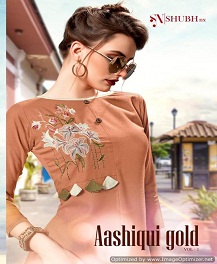 Aashiqui Gold Vol 1 By Shubh Nx Designer Kurtis Catalogue
