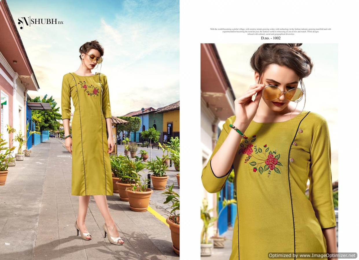 Aashiqui Gold Vol 1 By Shubh Nx Designer Kurtis Catalogue