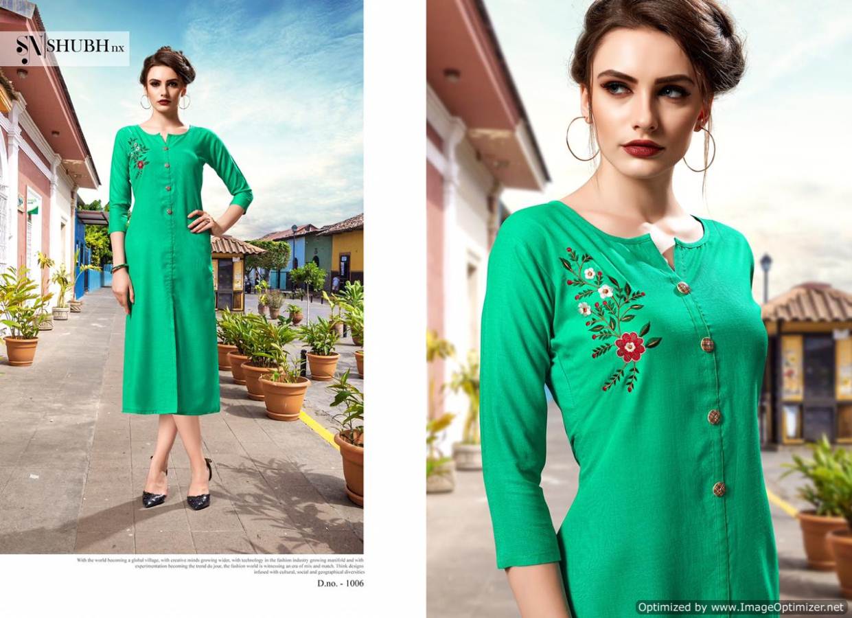 Aashiqui Gold Vol 1 By Shubh Nx Designer Kurtis Catalogue