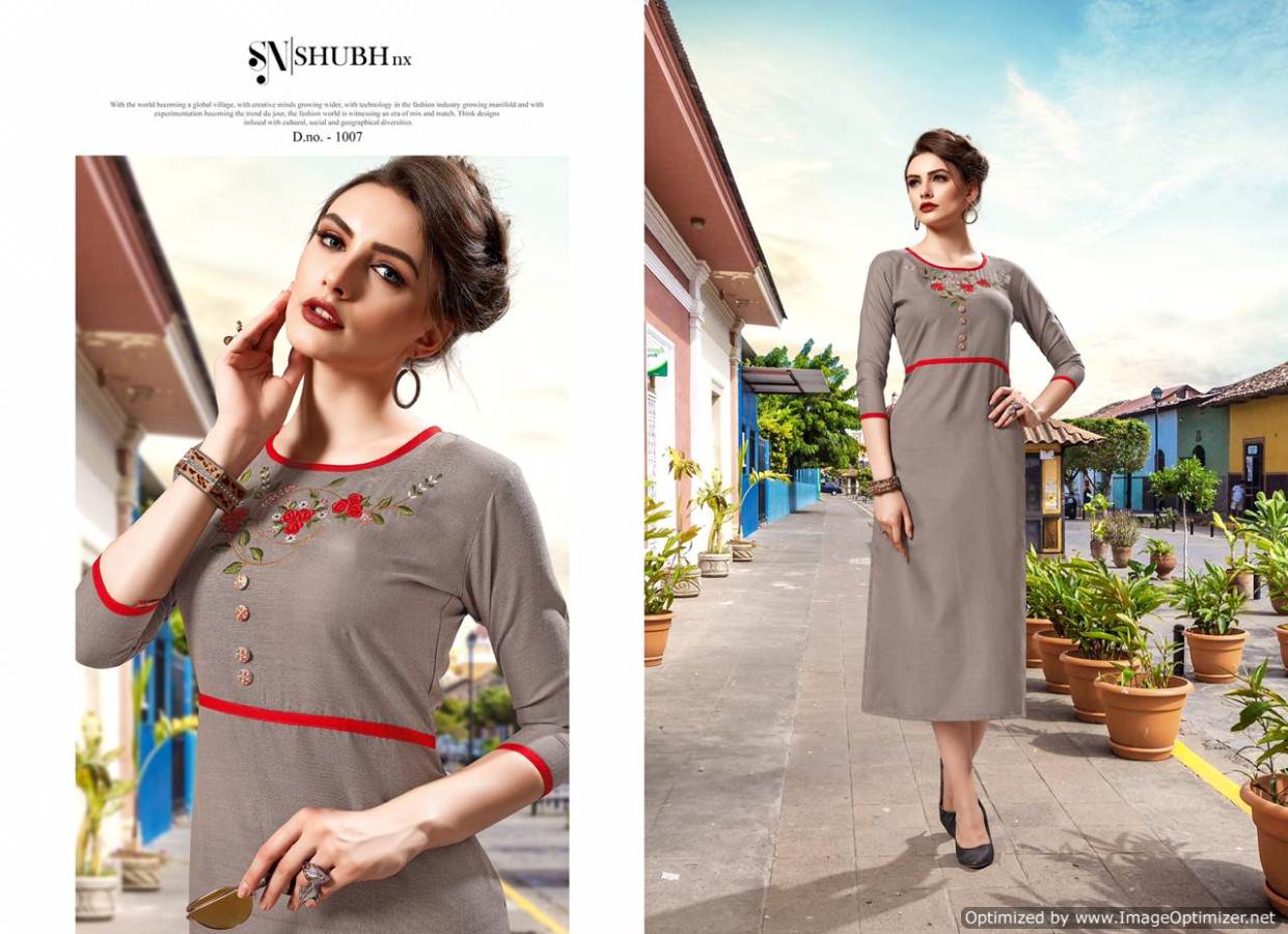 Aashiqui Gold Vol 1 By Shubh Nx Designer Kurtis Catalogue