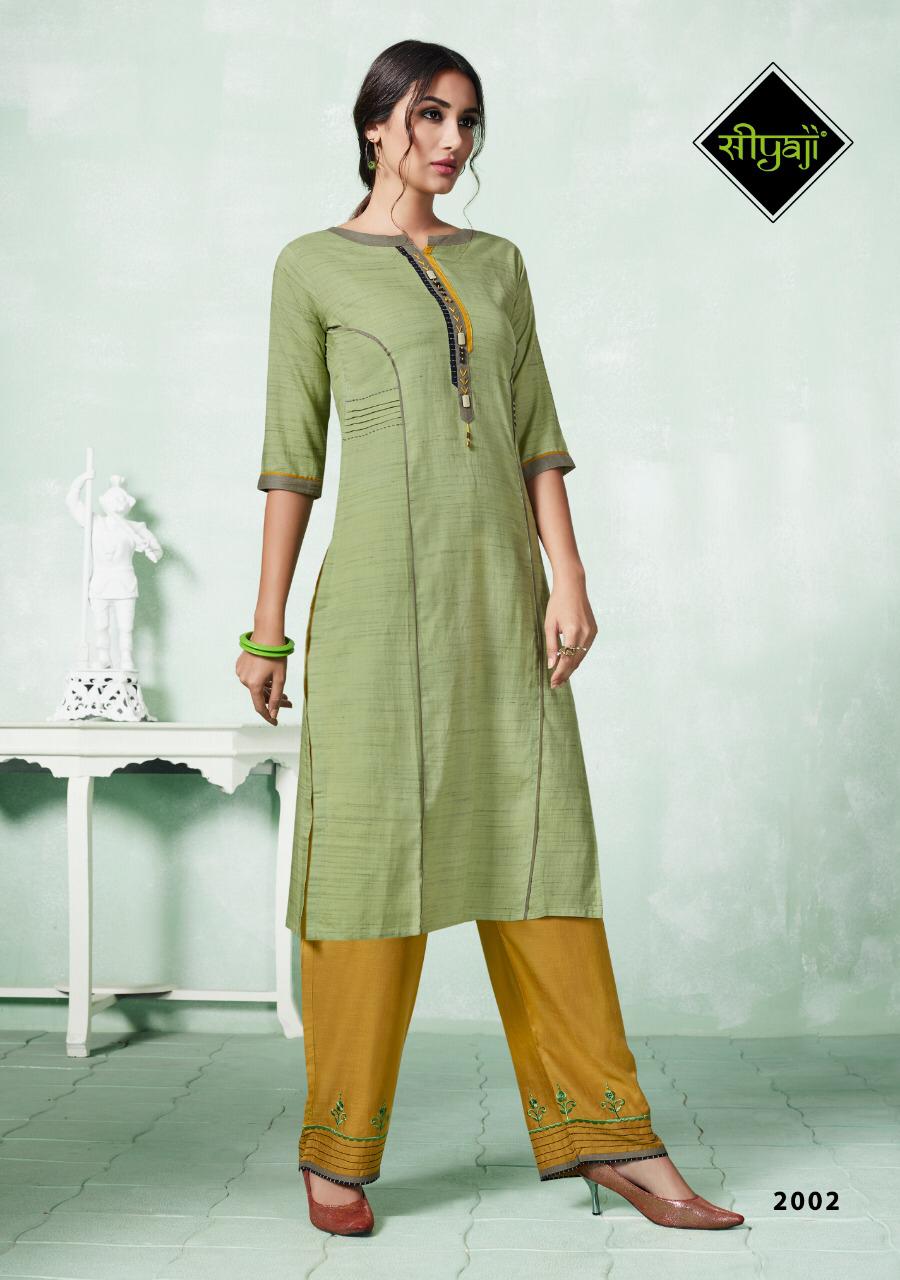 Black Vol 2 Siyaji Designer Kurti With Plazzo Catalogue