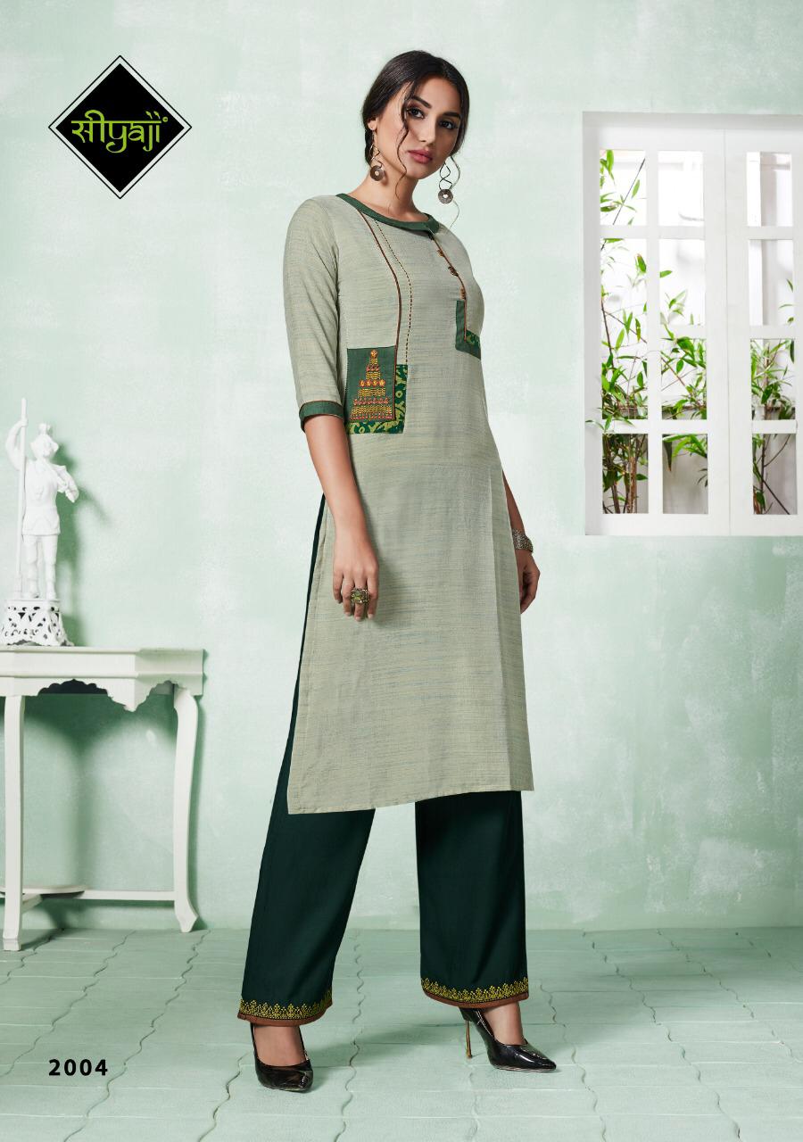 Black Vol 2 Siyaji Designer Kurti With Plazzo Catalogue