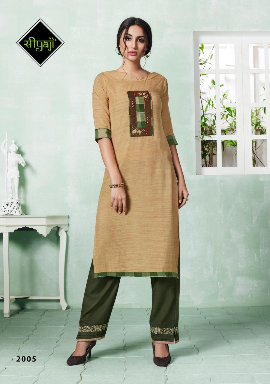 Black Vol 2 Siyaji Designer Kurti With Plazzo Catalogue