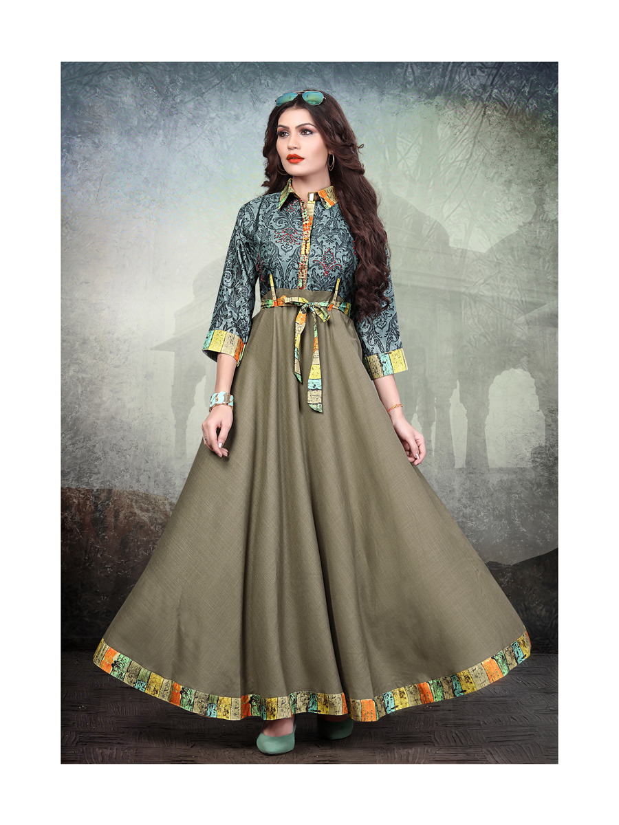 Sunflower Sitka Designer Kurti Catalogue