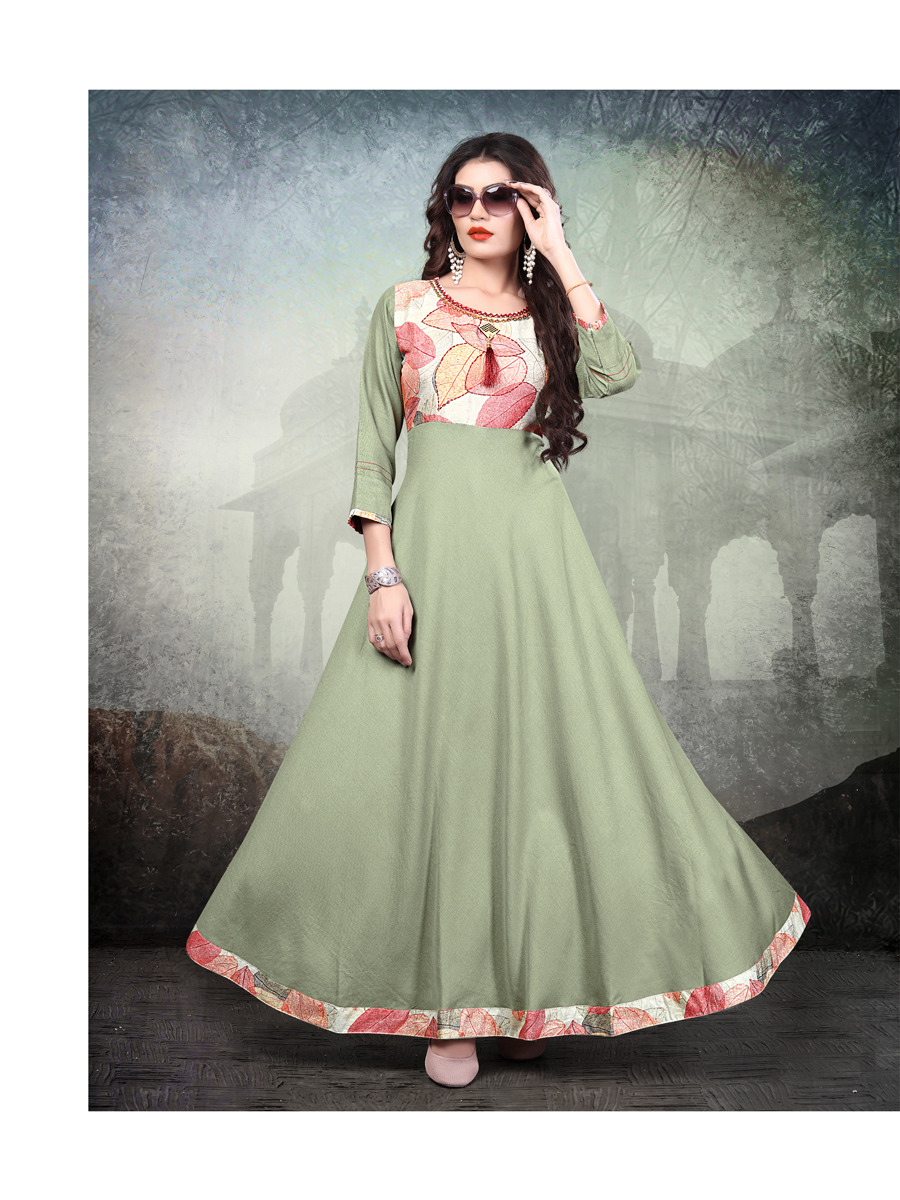 Sunflower Sitka Designer Kurti Catalogue