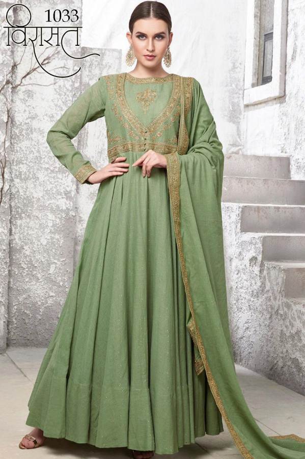 Virasat Vol 8 Designer Long Party Wear Gown Catalogue