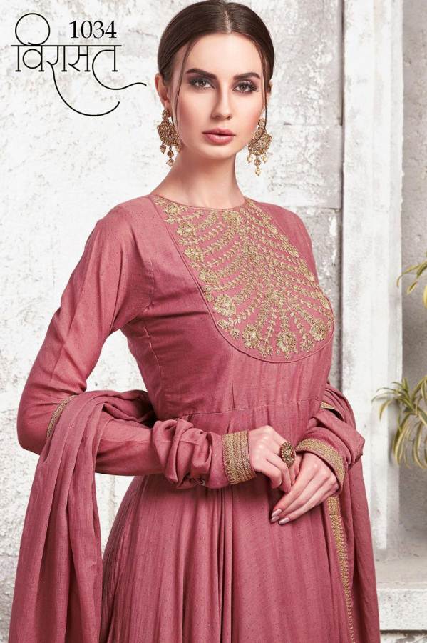 Virasat Vol 8 Designer Long Party Wear Gown Catalogue