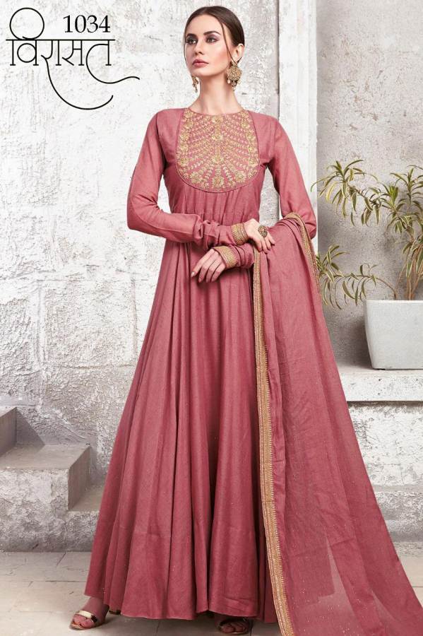 Virasat Vol 8 Designer Long Party Wear Gown Catalogue