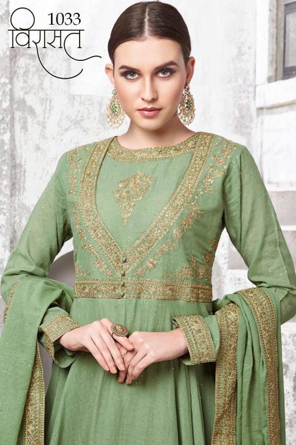 Virasat Vol 8 Designer Long Party Wear Gown Catalogue