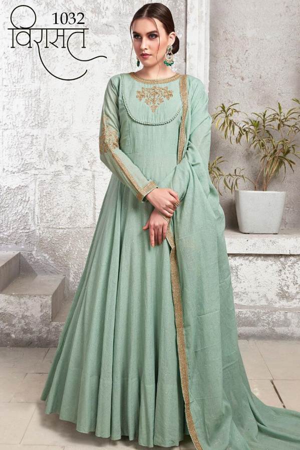 Virasat Vol 8 Designer Long Party Wear Gown Catalogue