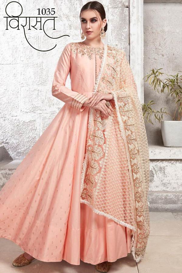Virasat Vol 8 Designer Long Party Wear Gown Catalogue