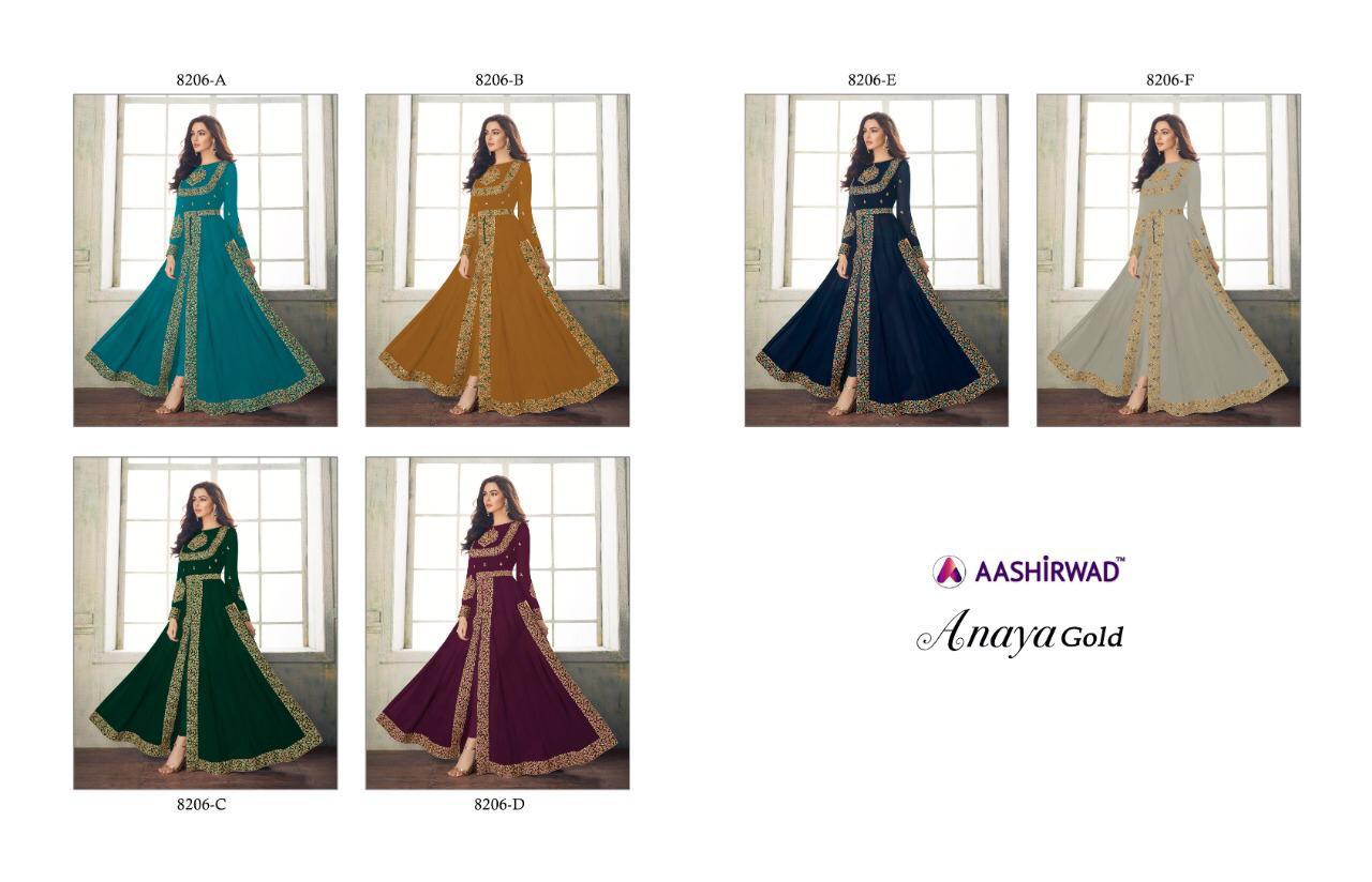 Anaya Gold  By Aashirwad Designer Salwar Suit Catalogue