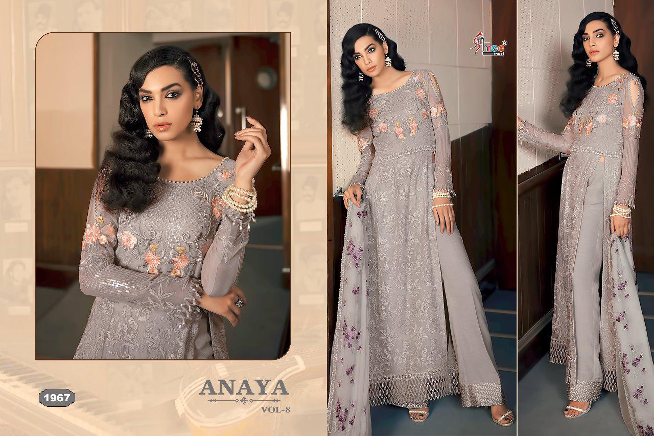 Anaya Vol 8 Shree Fabs Designer Salwar Suit Catalogue