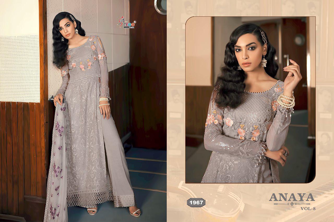 Anaya Vol 8 Shree Fabs Designer Salwar Suit Catalogue