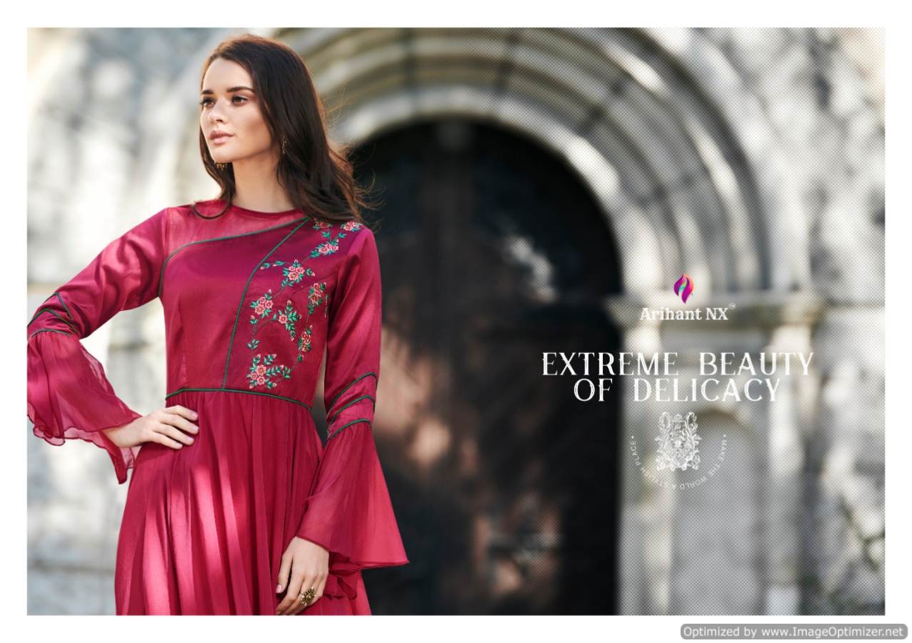 Floret Vol 7 By Arihant Fashion Long Party Wear Gown Catalogue