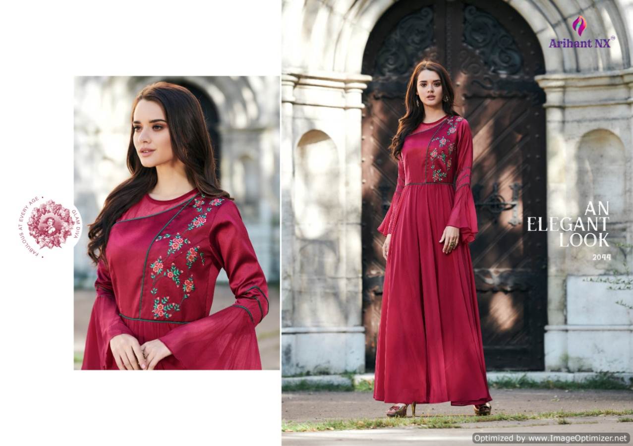 Floret Vol 7 By Arihant Fashion Long Party Wear Gown Catalogue
