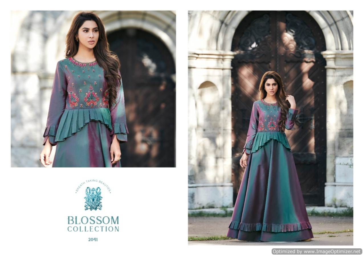 Floret Vol 7 By Arihant Fashion Long Party Wear Gown Catalogue