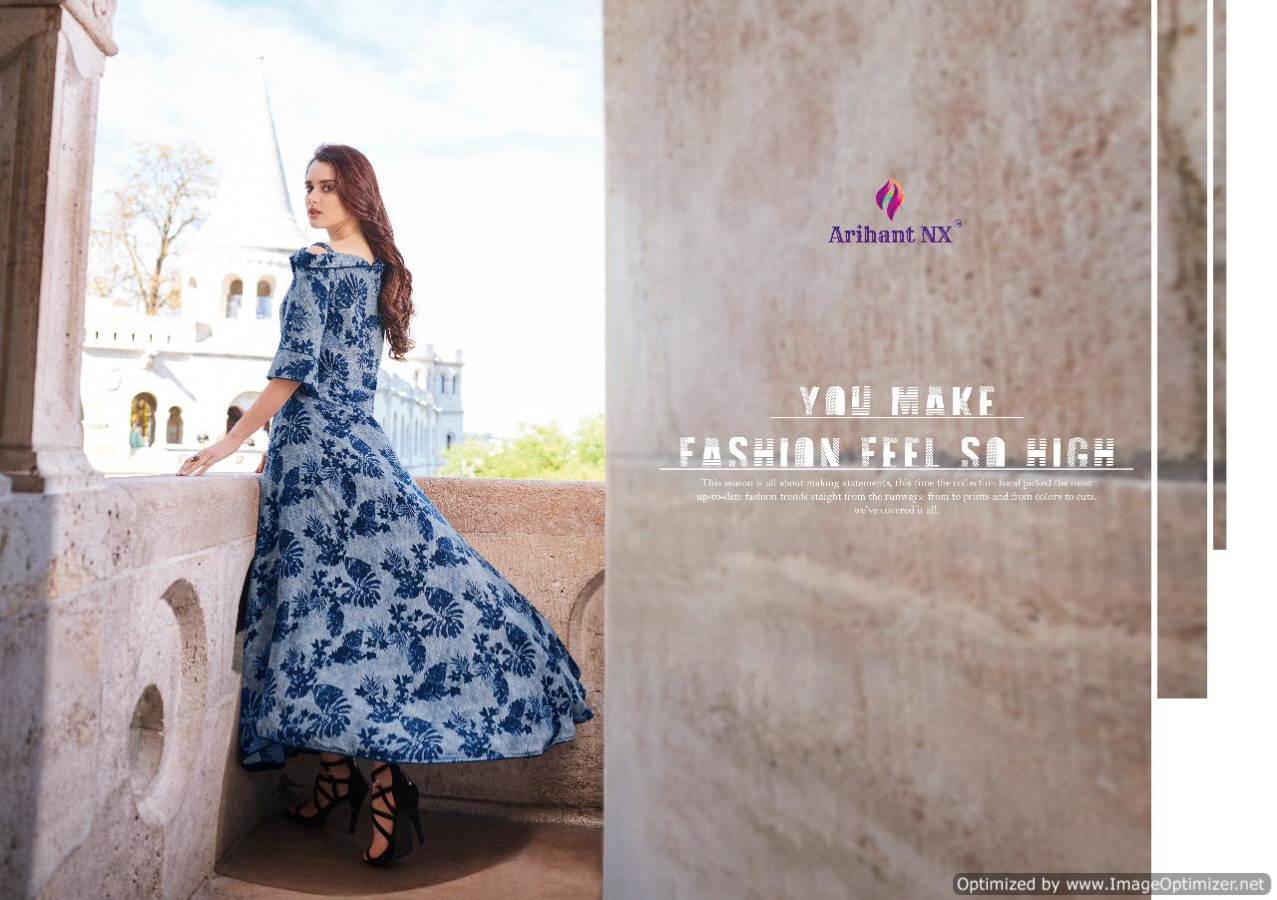 Rivaah  Arihant Nx  Party Wear Long Kurti Catalogue