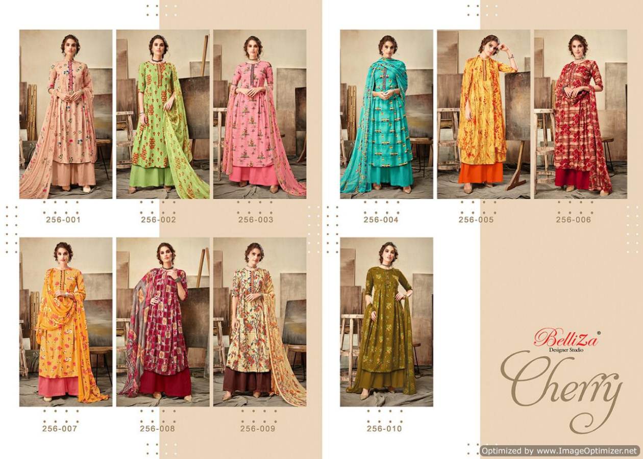 Cherry By Beliza Designer Party Wear Dress Materials Catalogue