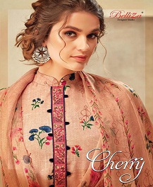 Cherry By Beliza Designer Party Wear Dress Materials Catalogue