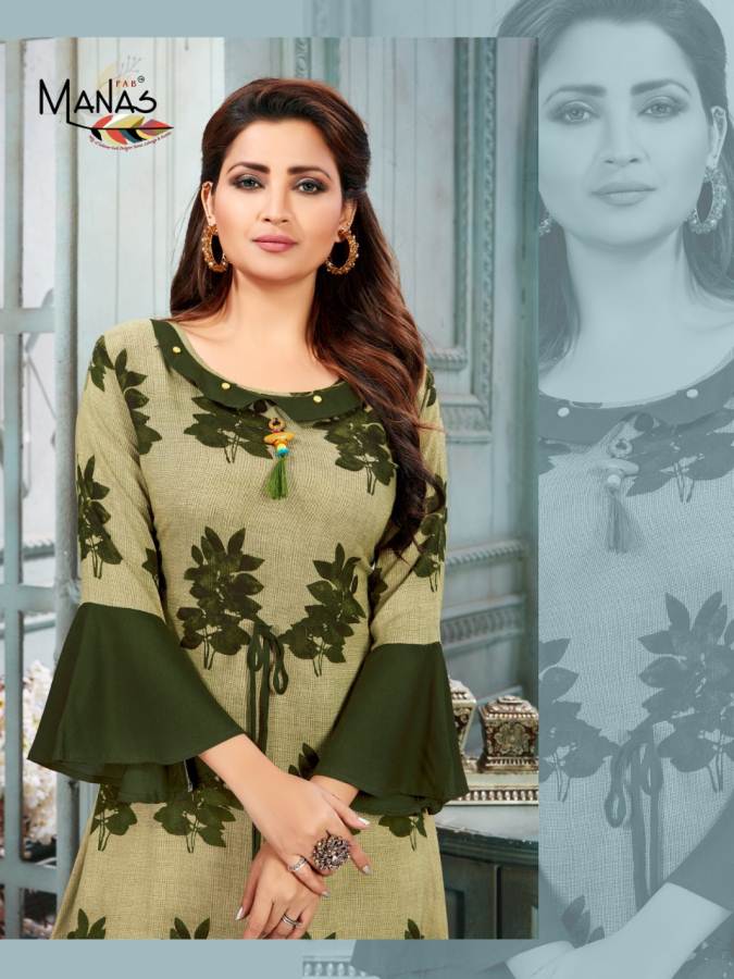Bhakti Vol 6 By Manas Anarkali Kurtis Catalogue
