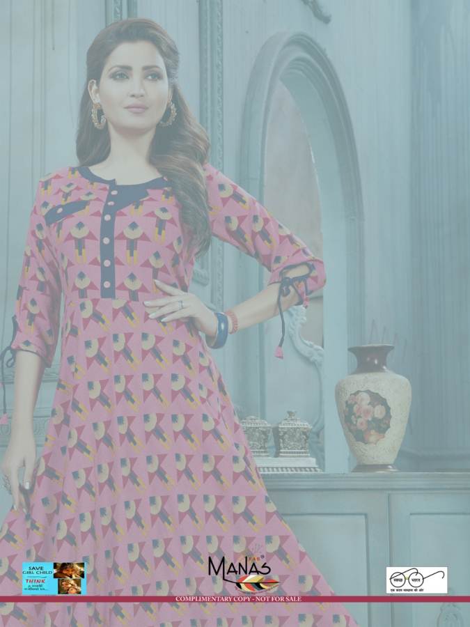 Bhakti Vol 6 By Manas Anarkali Kurtis Catalogue