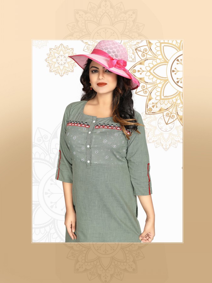 Big Bit By Sitka Fashion Cotton Designer Kurti Collection