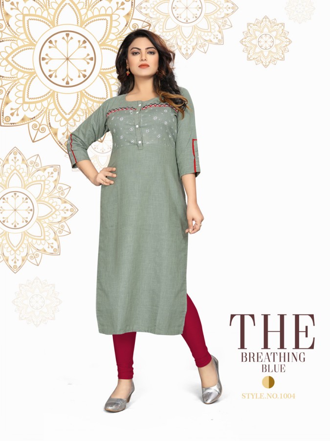 Big Bit By Sitka Fashion Cotton Designer Kurti Collection