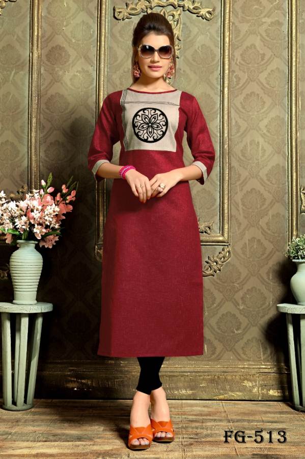 Bright Vol 2 Khadi Cotton Designer Causal Wear Kurtis
