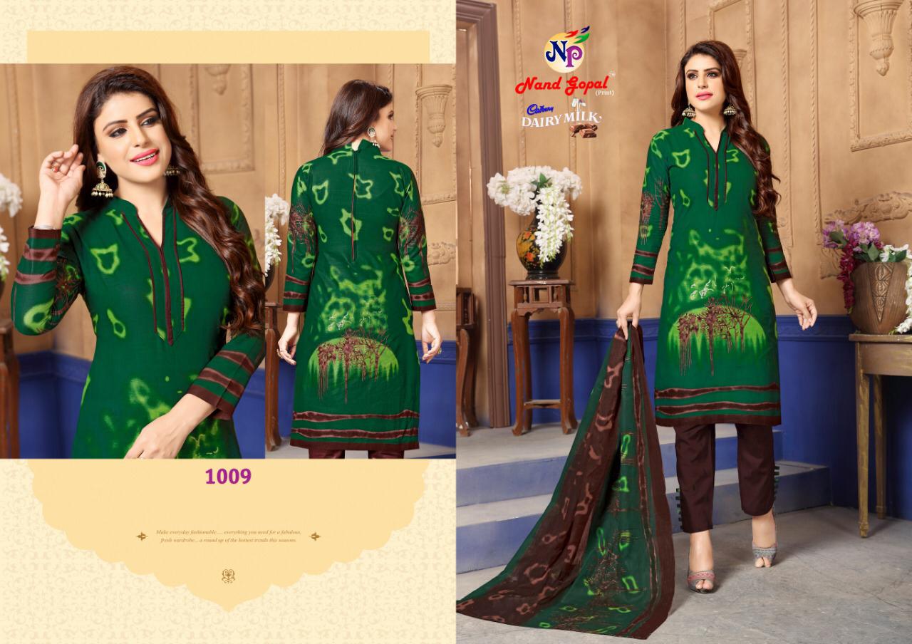 Nand Gopal By Cadbury Dairy Milk Designer Dress Materials Catalogue