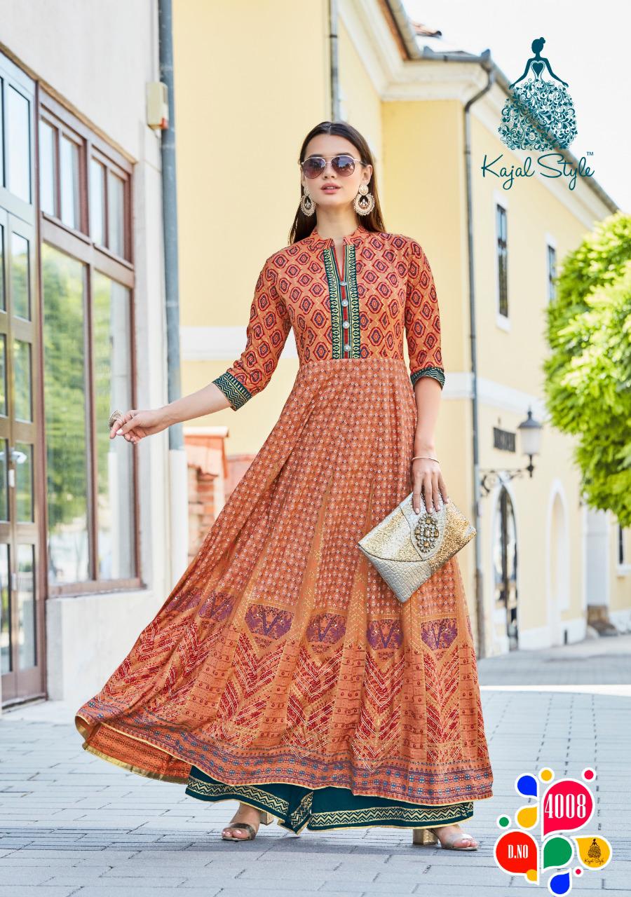 Fashion Colorbar Vol 4 By Kajal Style Long Gown Catalogue