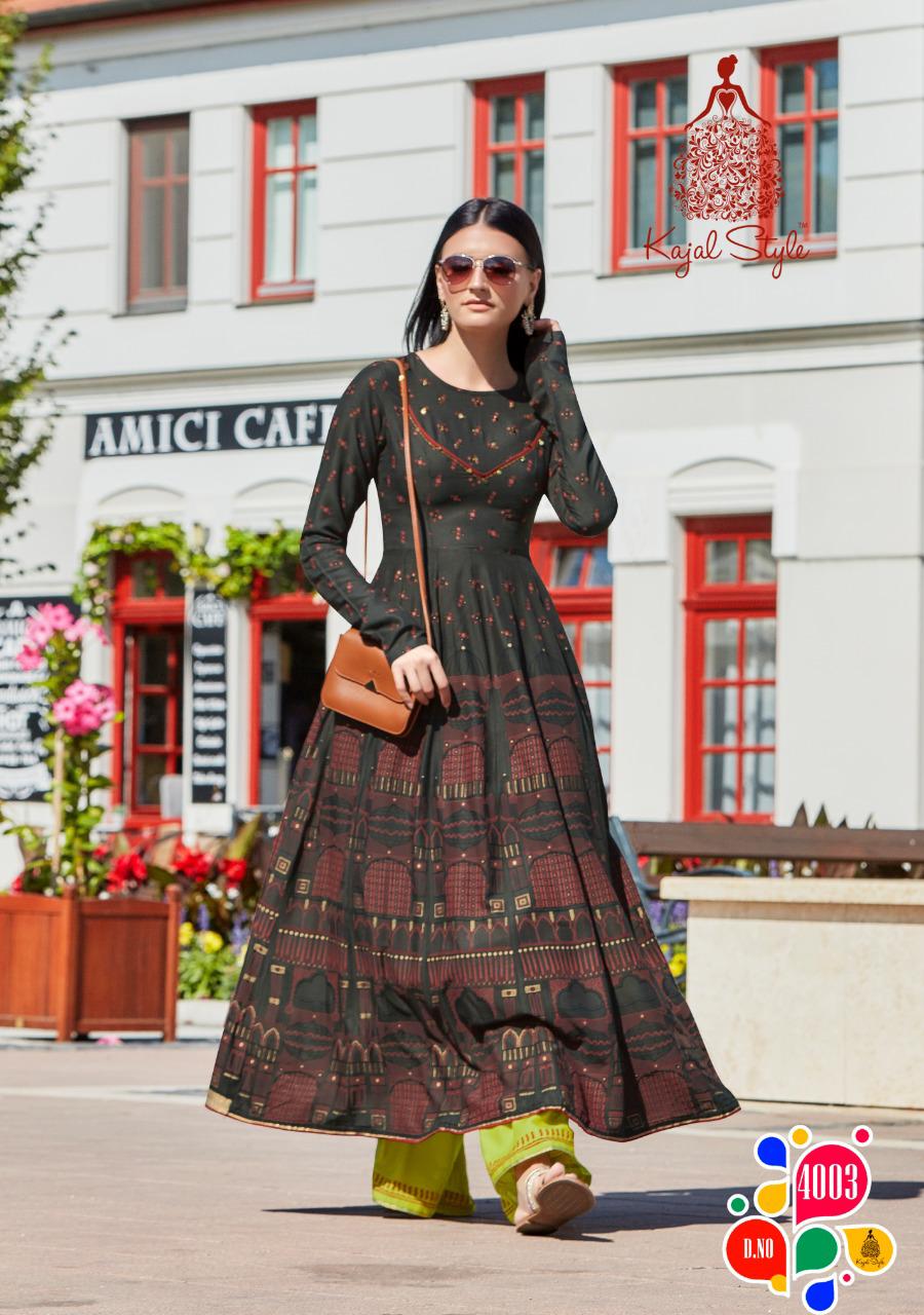 Fashion Colorbar Vol 4 By Kajal Style Long Gown Catalogue