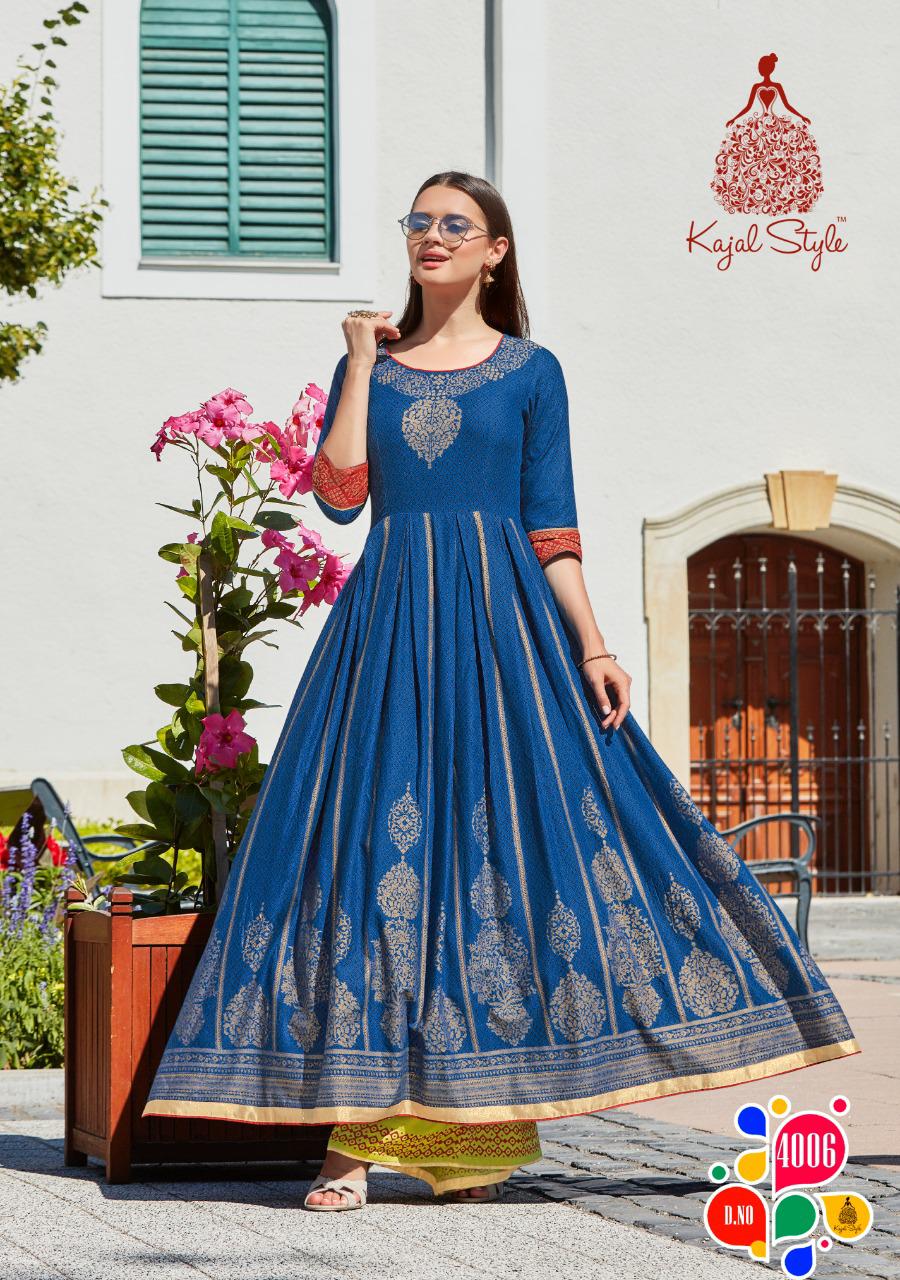 Fashion Colorbar Vol 4 By Kajal Style Long Gown Catalogue