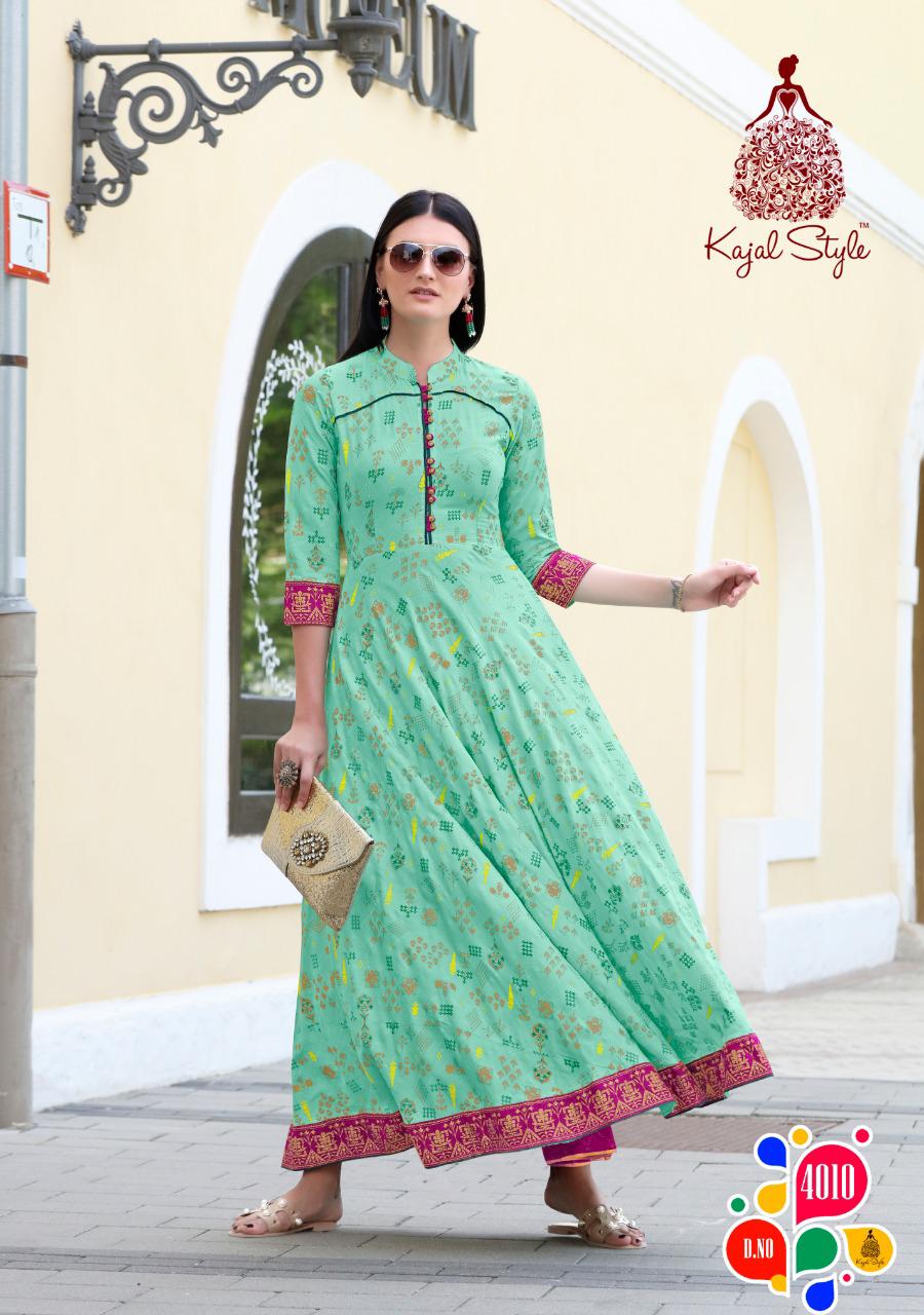 Fashion Colorbar Vol 4 By Kajal Style Long Gown Catalogue