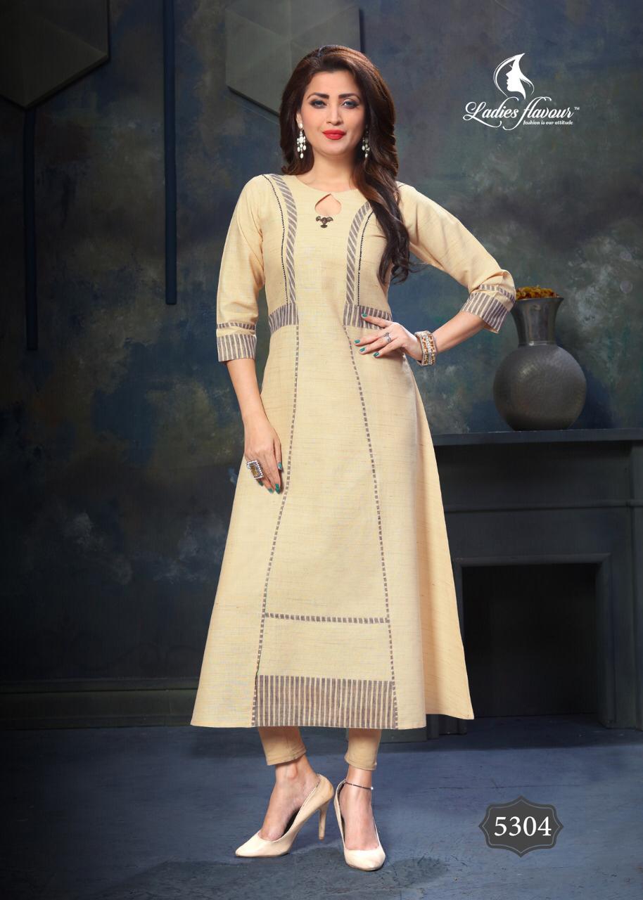 Creamery By Ladies Flavour Long Anarkali Kurtis Catalogue