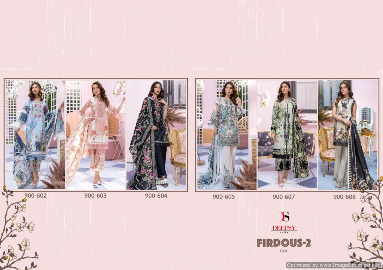 Firdous 2 Nx Deepsy Pakistani Salwar Suits Catalogue