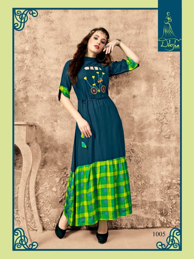Free Style Vol 1 Diksha Heavy Designer Kurti Catalogue