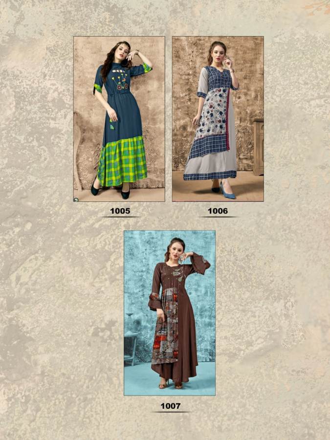 Free Style Vol 1 Diksha Heavy Designer Kurti Catalogue