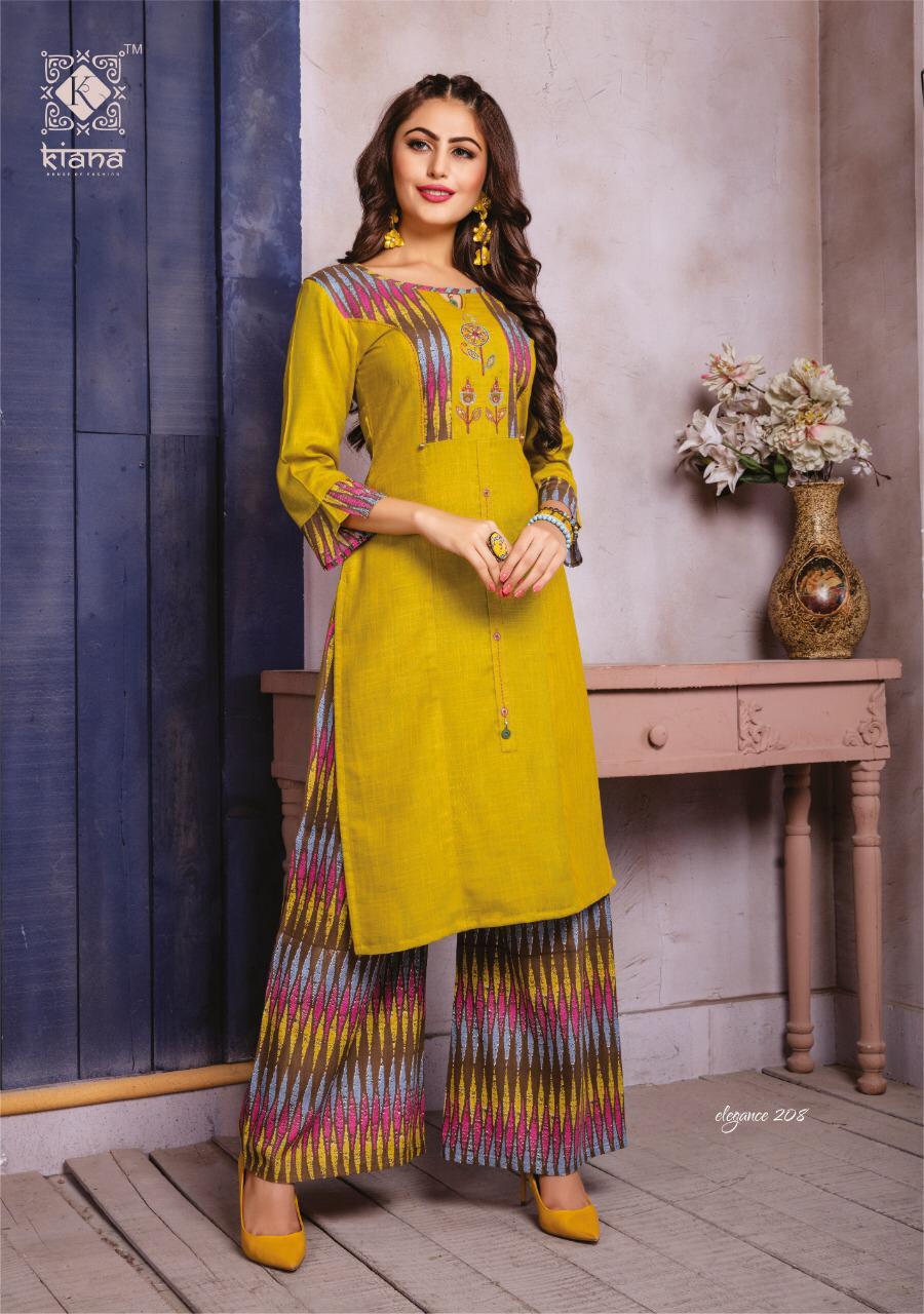 Elegance Vol 2 By Kaina Fashion Designer Kurti Collection